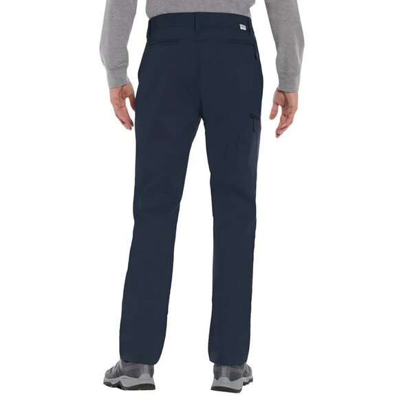 Orvis Mens Tech Pant 32 x 32 Navy Blue Stretch Nylon Spandex Zippered Pocket - Picture 3 of 5